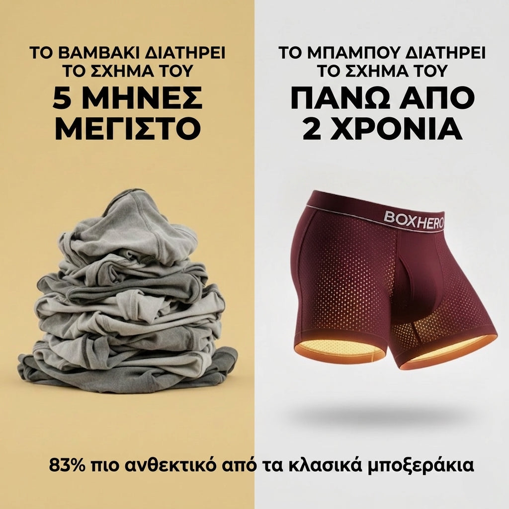 Μποξεράκι από ίνες μπαμπού – Επαναστατική άνεση όλη τη μέρα